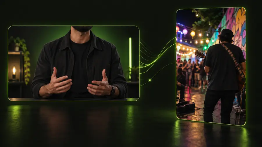 Vertical lip-sync post adapted for TikTok